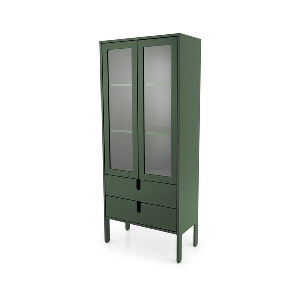 Vetrina verde scuro, larghezza 76 cm Uno - Tenzo-image-2