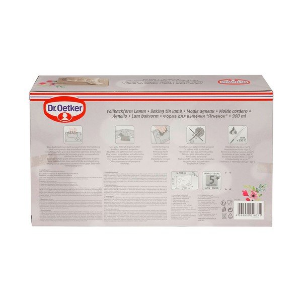 Teglia in acciaio per agnelli di Pasqua, 900 ml - Dr. Oetker-image-2