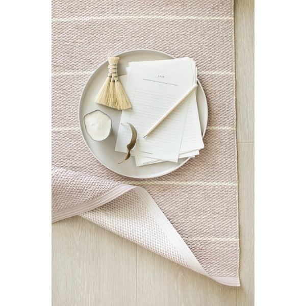 Tappeto da interno/esterno rosa chiaro 70x90 cm Carl Pale Rose – Pappelina-image-1