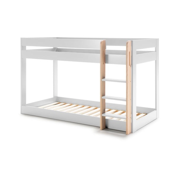 Letto a castello bianco per bambini 90x190 cm Angel - Marckeric-image-3