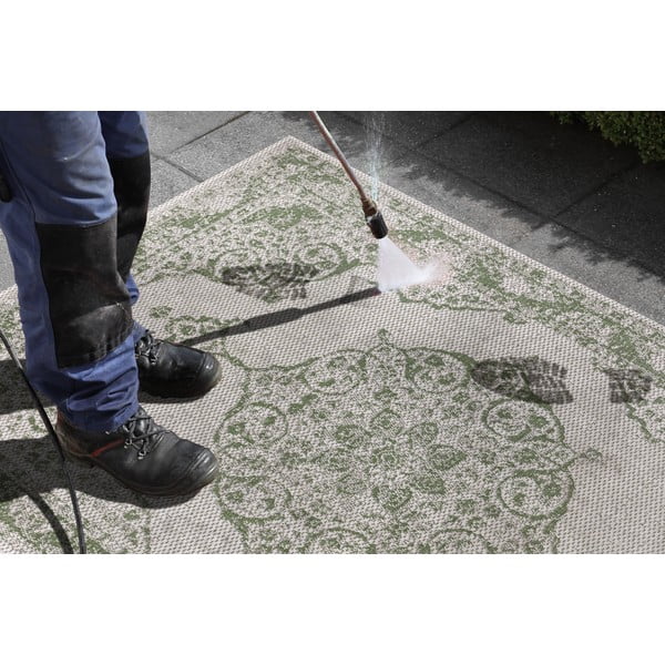 Tappeto per esterni verde e beige Oslo, 80 x 150 cm - Ragami-image-4