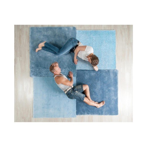 Tappeto blu , 250 x 260 cm Over Square - EMKO-image-2