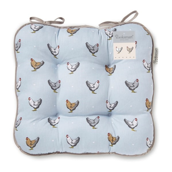 Cuscino di seduta in cotone blu Farmers Kitchen - Cooksmart ®-image-2