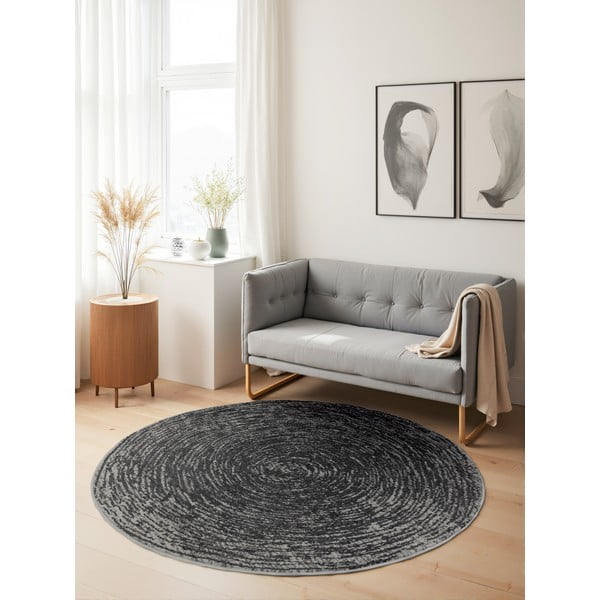 Tappeto rotondo grigio ø 120 cm Gloria Cavallo – Hanse Home-image-1