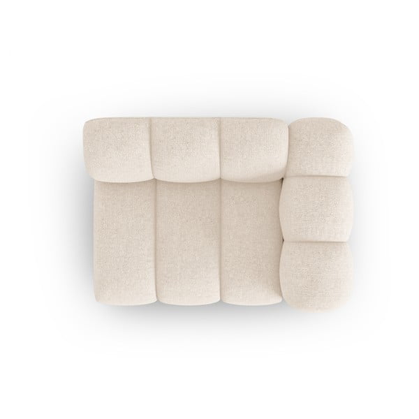 Divano componibile color crema (con penisola a destra) Lupine – Micadoni Home-image-3