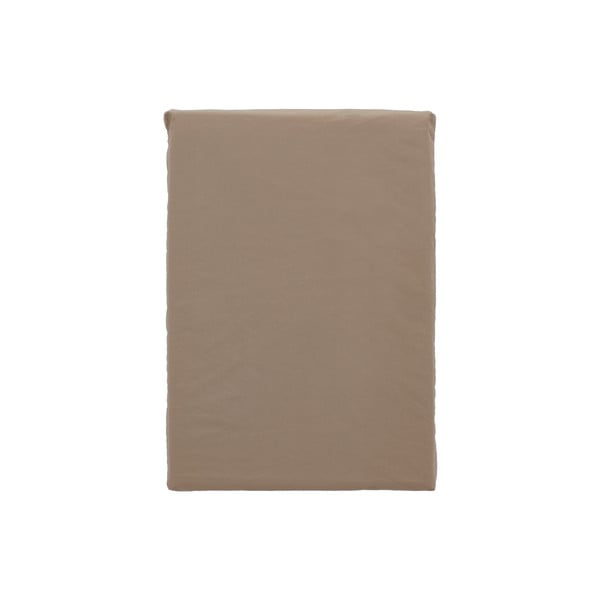 Biancheria da letto singola marrone in percalle di cotone 140x200 cm Crisp - Södahl-image-3