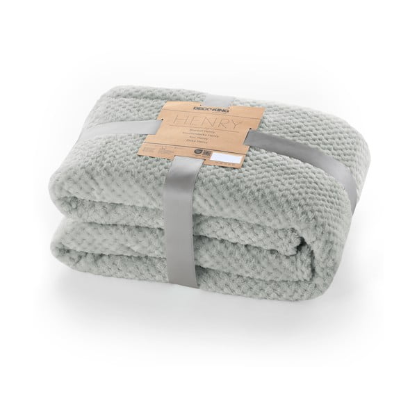 Copriletto in microfibra grigio, 200 x 150 cm Henry - DecoKing-image-3