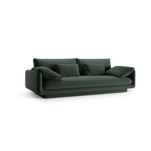 Divano verde scuro 220 cm Torino - Micadoni Home-image-1