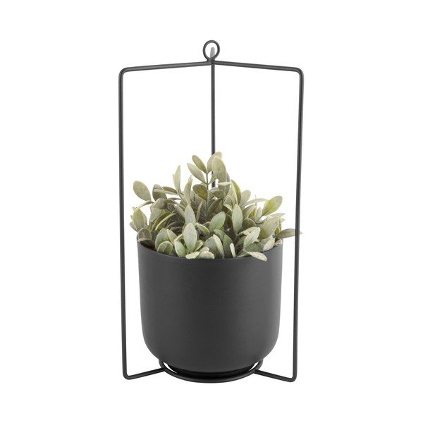 Fioriera pensile in metallo nero, altezza 36 cm Spatial - PT LIVING-image-2