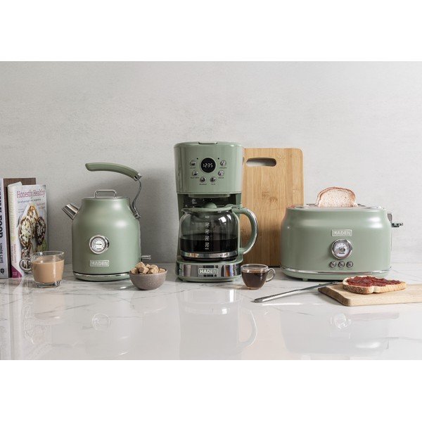 Bollitore verde in acciaio inox 1,7 l Dorset – Haden-image-4