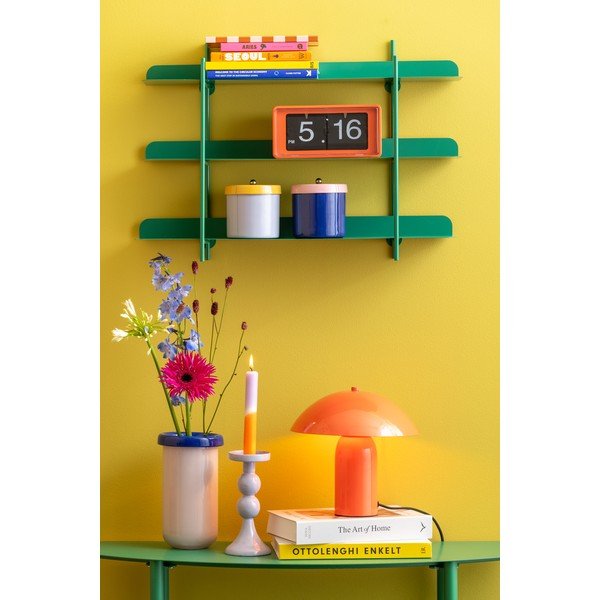 Mensola blu in metallo con ripiani multipli 60 cm Cool Retro – PT LIVING-image-1