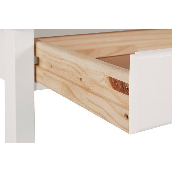 Tavolo da lavoro in legno di pino bianco con ripiano Gava - Støraa-image-3