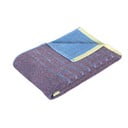 Asciugamano da bagno in cotone blu-viola Dora, 70 x 140 cm - Hübsch