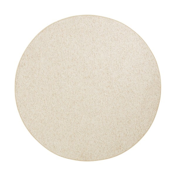 Tappeto circolare in crema, ⌀ 200 cm Wolly - BT Carpet