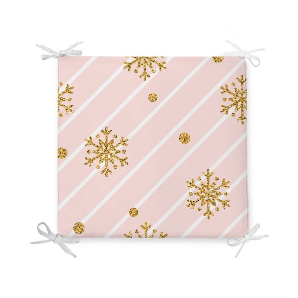 Cuscino natalizio in misto cotone Ornamenti pastello, 42 x 42 cm - Minimalist Cushion Covers