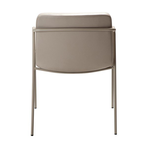 Sedia da pranzo beige con braccioli Boto – DAN-FORM Denmark-image-4