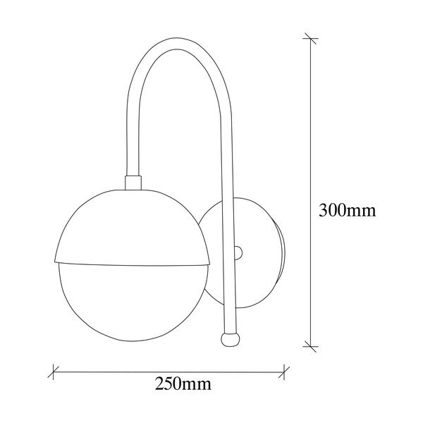 Lampada da parete color bronzo Karsor – Opviq lights-image-4