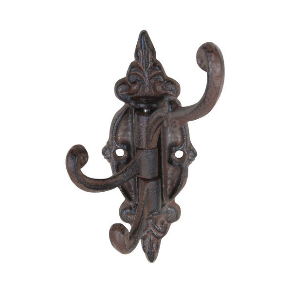 Gancio da parete in metallo marrone scuro - Esschert Design