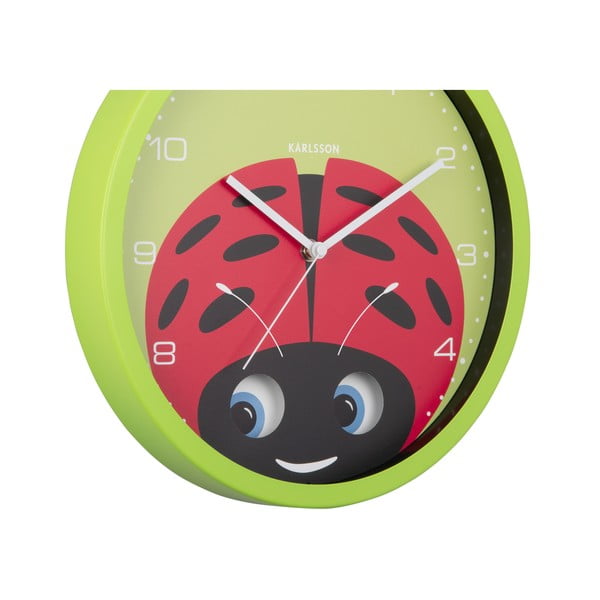 Orologio per bambini ø 31 cm Peekaboo Ladybug - Karlsson-image-3