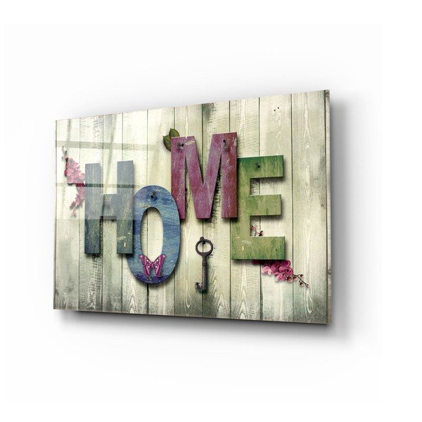 Quadro di vetro Casa - Insigne