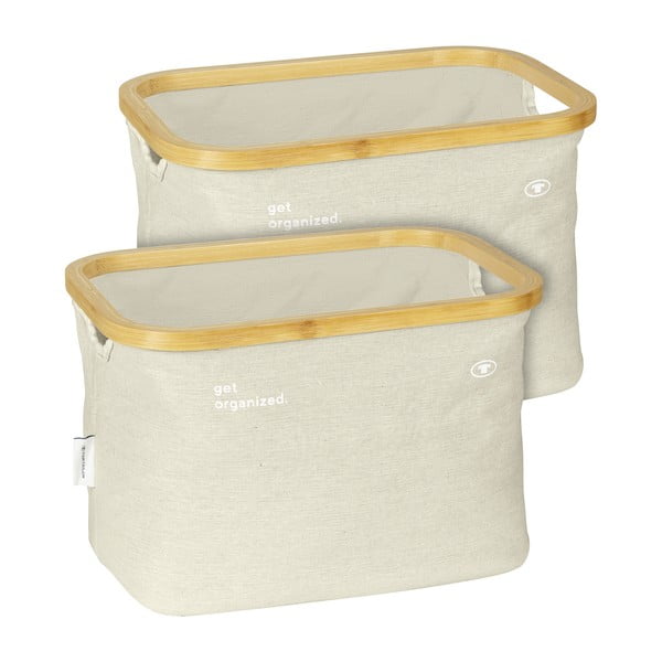 Set di cesti in tessuto 2 pz 38x26x26 cm Tom Tailor – Wenko