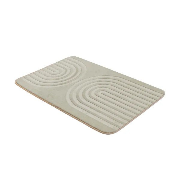 Tappetino per il bagno beige 45x75 cm Allure – douceur d'intérieur-image-2