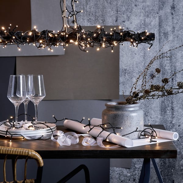 Catena luminosa a LED, lunghezza 25,6 m - Star Trading-image-1