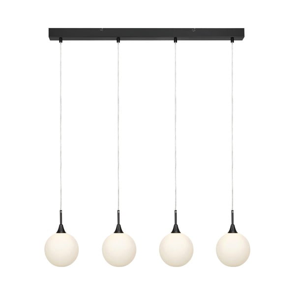 Apparecchio a sospensione nero Quattro XL Pendant Black 4L - Markslöjd