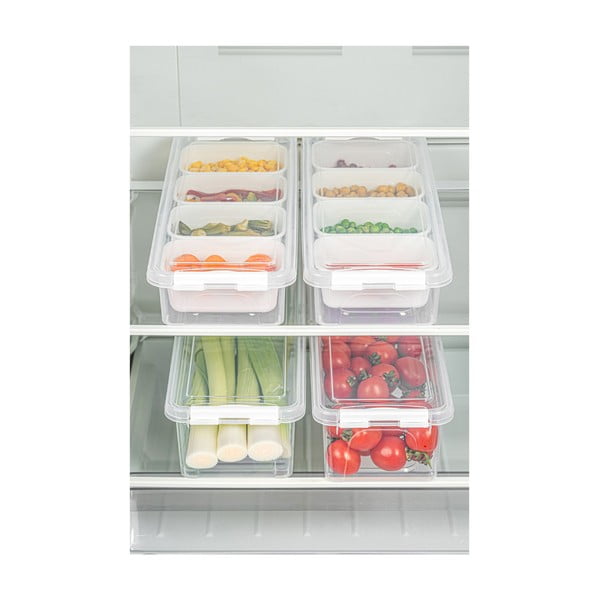 Set di organizer da frigo in plastica 4 pz - Hermia