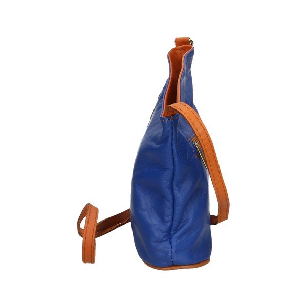 Borsa in pelle blu-marrone Garturo - Chicca Borse-image-2