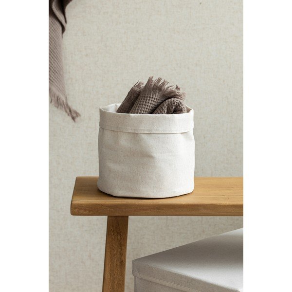 Cesto in tessuto ø 20x20 cm Soft Storage Round – Bigso-image-3