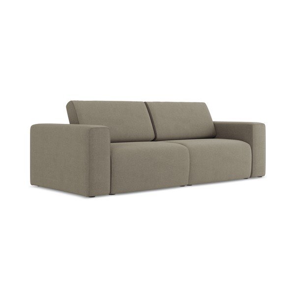 Divano componibile marrone chiaro 224 cm Kalea – Makamii-image-2