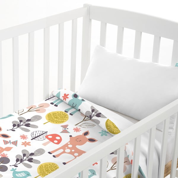 Biancheria da letto per bambini in cotone, 100 x 120 cm Woodland - Moshi Moshi-image-1
