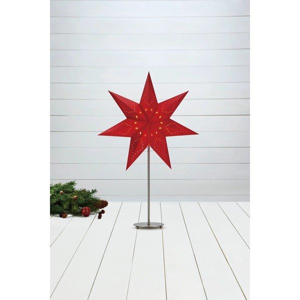 Decorazione luminosa natalizia rossa Saturnus - Markslöjd-image-1