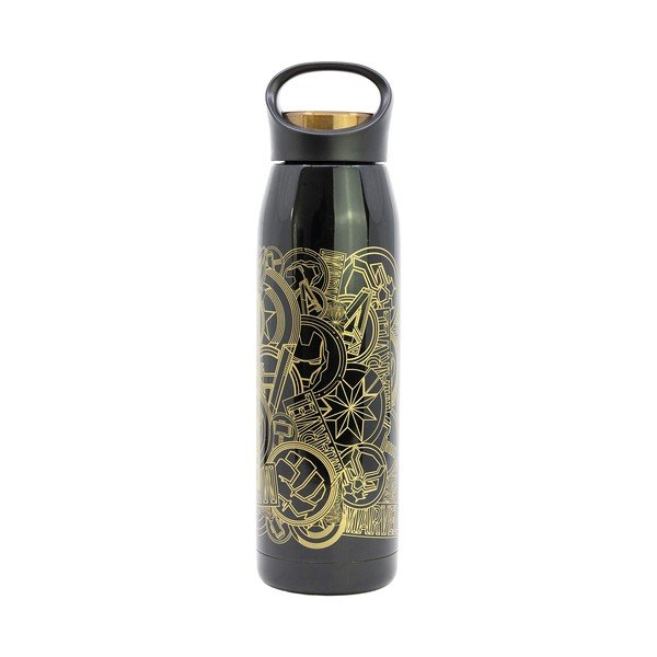 Thermos da bambini nero in acciaio inox 665 ml Marvel – STOR-image-1