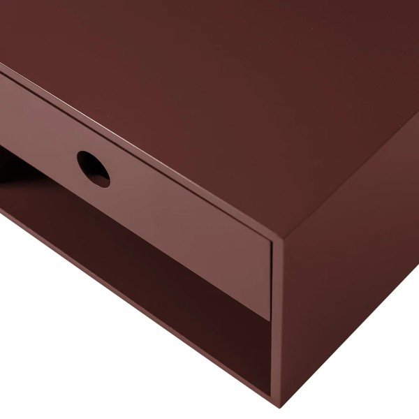 Comodino burgundy in MDF Nancy – WOOOD-image-3