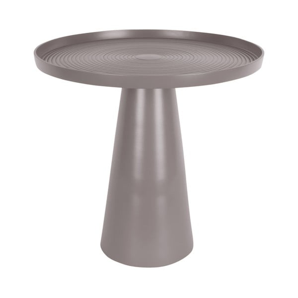 Tavolo portaoggetti Force in metallo, grigio, altezza 37,5 cm - Leitmotiv