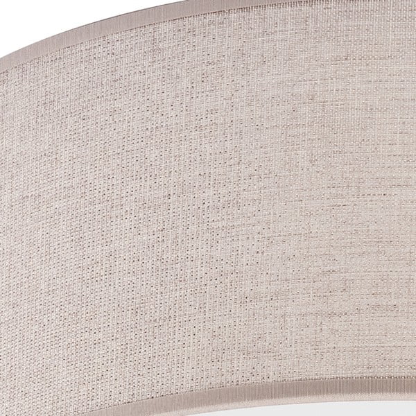 Lampada da soffitto grigio chiaro con paralume in tessuto ø 45 cm Vivian - LAMKUR-image-4