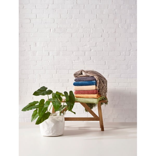 Coperta in micropile rosa , 130 x 170 cm - Tiseco Home Studio-image-1