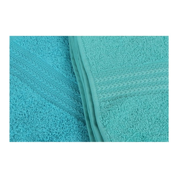 Set di 4 asciugamani Acqua, 70 x 140 cm Rainbow - Foutastic-image-3