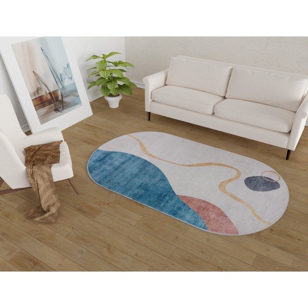Tappeto lavabile 60x100 cm Oval - Vitaus-image-1