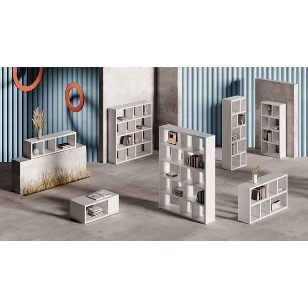 Libreria bianca 150x83 cm Berlin - TemaHome-image-1