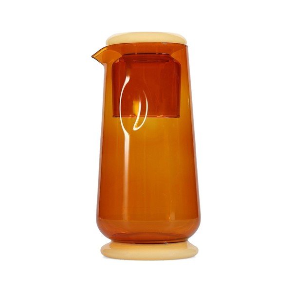 Set di caraffa e bicchiere color ambra in vetro 1,4 l Marlo – ONA-image-3