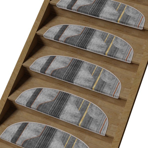 Gradini grigi in set da 16 pezzi 20x65 cm Horizon - Vitaus-image-1