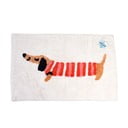 Tappetino da bagno rosso/bianco 83x52,5 cm Sausage Dog - Rex London