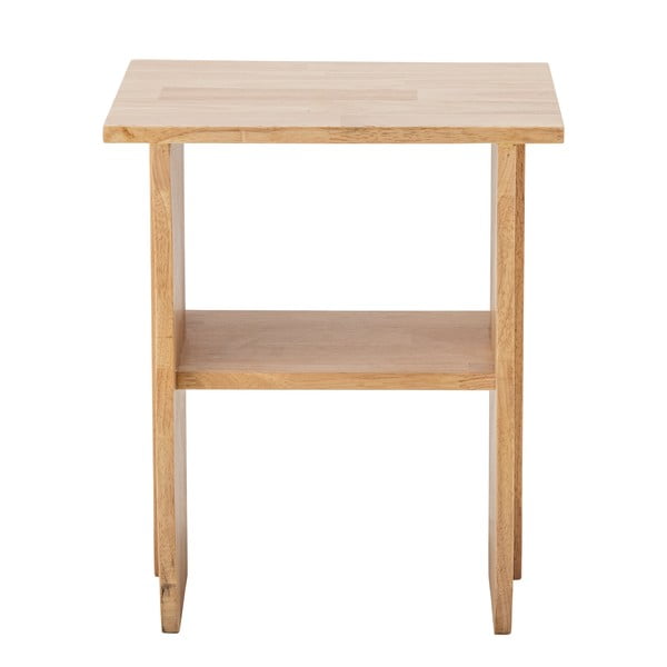 Sgabello in legno di gomma in colore naturale Bark - Bloomingville-image-2