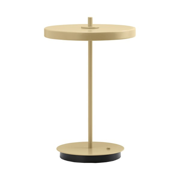 Lampada da tavolo LED giallo chiaro in metallo con paralume in metallo (altezza totale 31 cm) Asteria Move – UMAGE