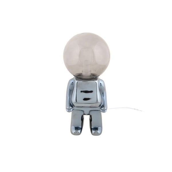 Lampada da tavolo dimmerabile a LED grigia con paralume in vetro (altezza 27 cm) Ross - Leitmotiv-image-2