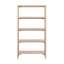 Libreria di colore naturale con effetto rovere 86x160x30 cm Braidwood – Actona