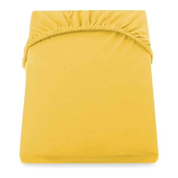 Telo elastico giallo, 160/180 x 200 cm Nephrite - DecoKing